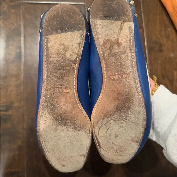 Prada Studded Loafers