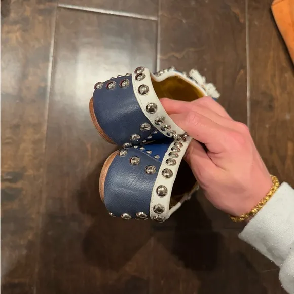 Prada Studded Loafers