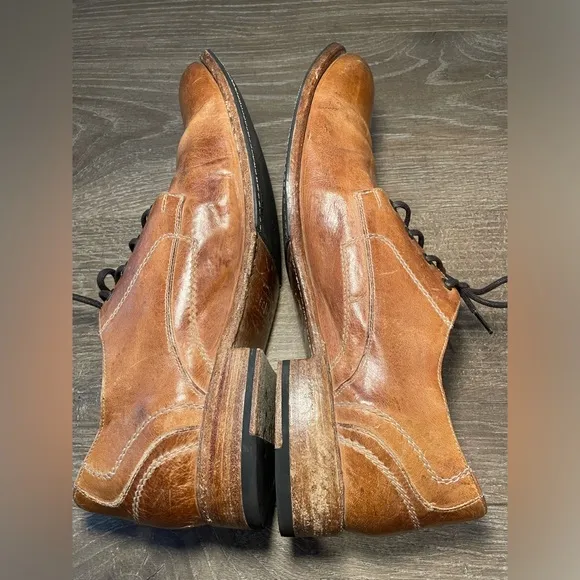 Pre-owned Bed Stu Men's Galao Distressed Leather Dress Shoes Size 16
