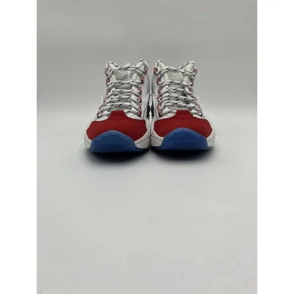 PRE-OWNED Reebok Question Mid Men's Basketball Shoes White US Size 7.5 FY1018