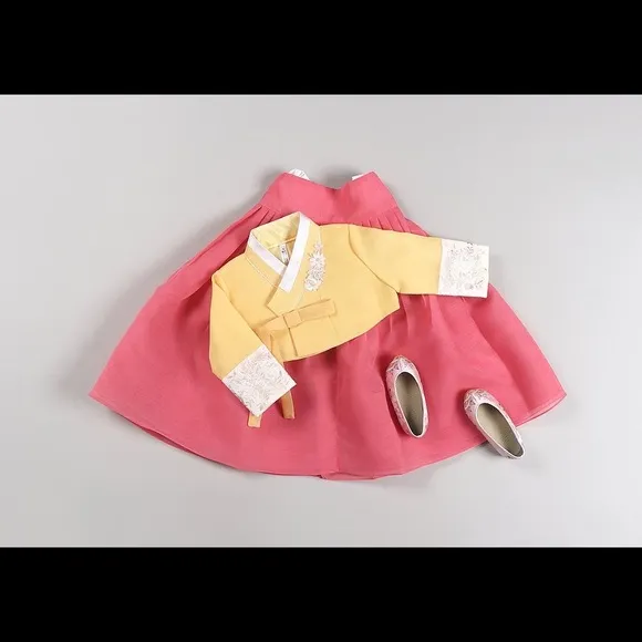 Premium Dohl Hanbok for Girls (여자 돌 한복) Korean Traditional Dress for Girl