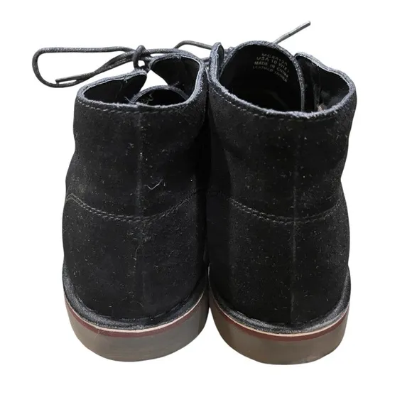 Propet Findley Chukka Boot Black  Suede Men’s 10 Wide(E)