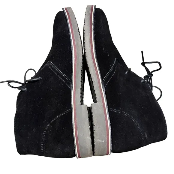 Propet Findley Chukka Boot Black  Suede Men’s 10 Wide(E)