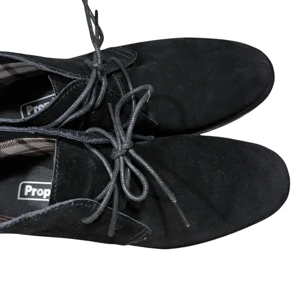 Propet Findley Chukka Boot Black  Suede Men’s 10 Wide(E)