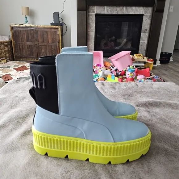 Puma Chelsea Sneaker Boots Rihanna Fenty Sterling Blue