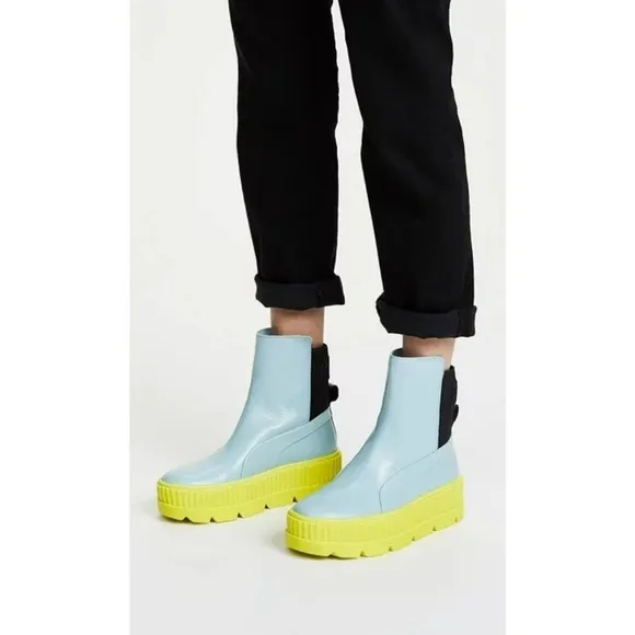 Puma Chelsea Sneaker Boots Rihanna Fenty Sterling Blue