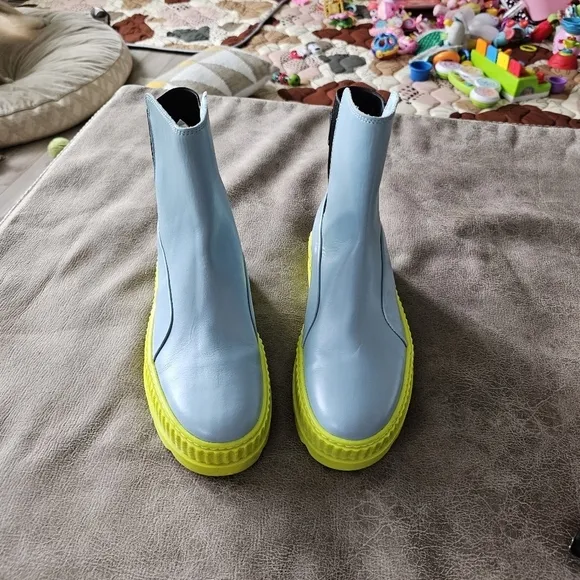 Puma Chelsea Sneaker Boots Rihanna Fenty Sterling Blue