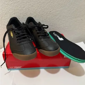 Puma Mens Turino FSL 372861-08 Black Casual Shoes Sneakers Size 11