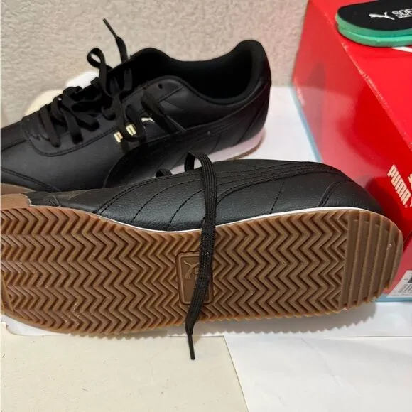 Puma Mens Turino FSL 372861-08 Black Casual Shoes Sneakers Size 11