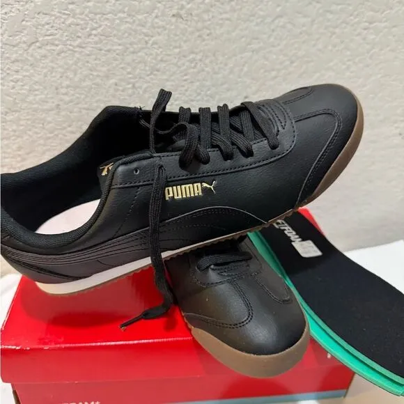 Puma Mens Turino FSL 372861-08 Black Casual Shoes Sneakers Size 11