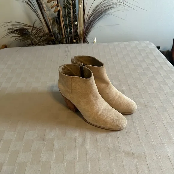 Rachel Comey Nude Mars Suede Ankle Boots