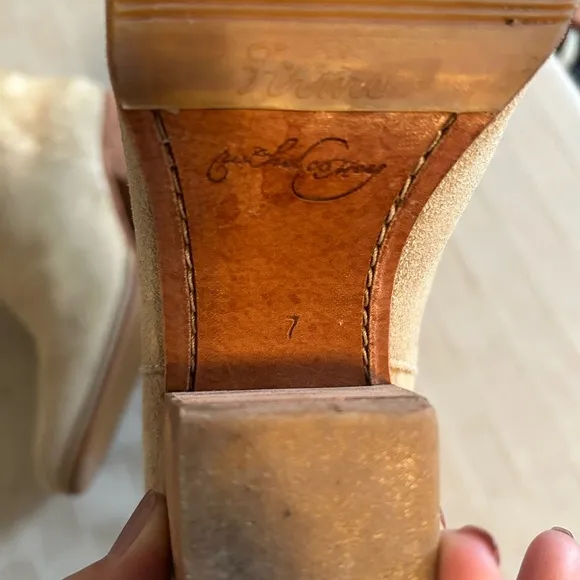 Rachel Comey Nude Mars Suede Ankle Boots