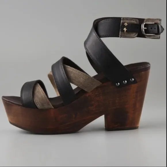 Rag &amp; Bone Addington Wooden Clog Sandals