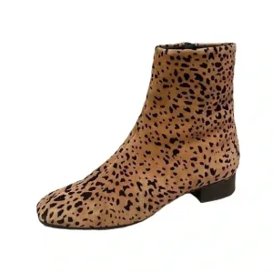 Rag &amp; Bone Arlen Black Brown Cheetah Print Ankle Boots Size 7