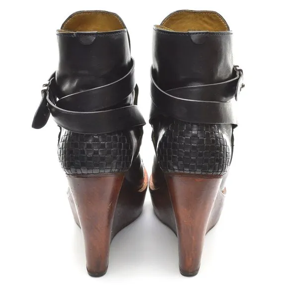 rag &amp; bone Emery Wedge Ankle Boots size 10