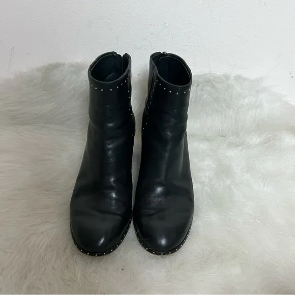 Rag &amp; Bone Willow Studded Heel Ankle Leather Boots