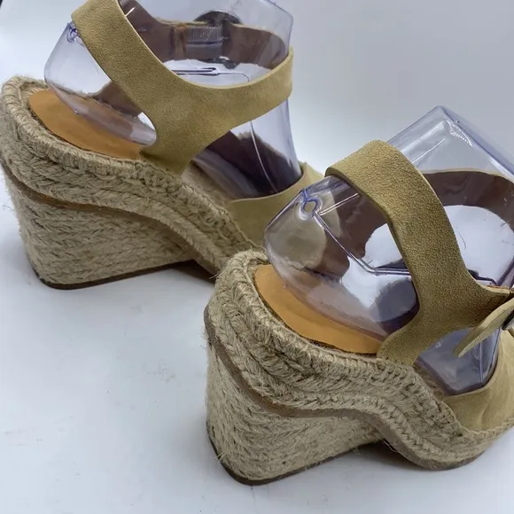 rag &amp; boneSantiago 104MM‎ Suede Wedge Sandals