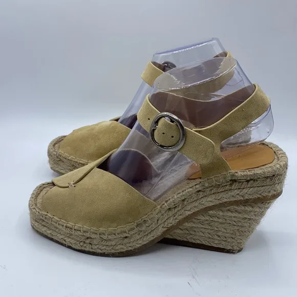 rag &amp; boneSantiago 104MM‎ Suede Wedge Sandals