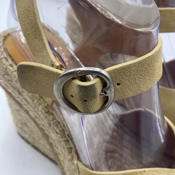 rag &amp; boneSantiago 104MM‎ Suede Wedge Sandals