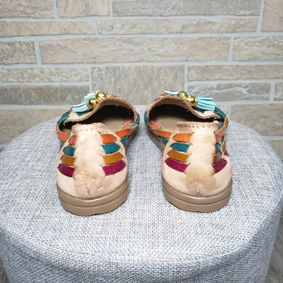 RAGUER Handmade Mexican Leather Girls Huaraches