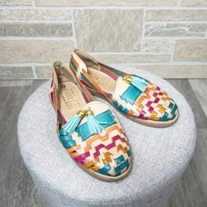 RAGUER Handmade Mexican Leather Girls Huaraches