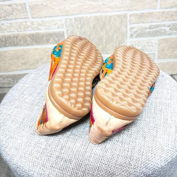 RAGUER Handmade Mexican Leather Girls Huaraches