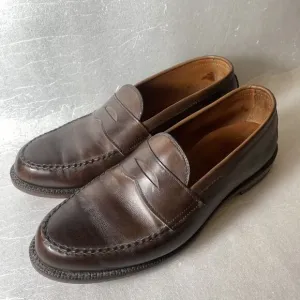 RARE Allen Edmonds Patriot Men's 10.5 3E Brown Slip On Penny Loafer Shoes USA