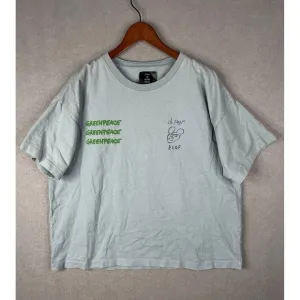 Rare Lil Peep Rose In Good Faith Greenpeace Double Side T Shirt XL Oversized