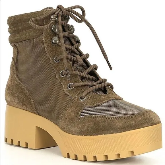 Rare Steve Madden Greater Olive Boots