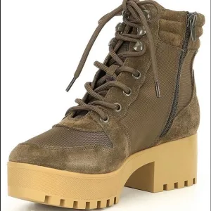 Rare Steve Madden Greater Olive Boots