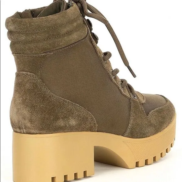 Rare Steve Madden Greater Olive Boots