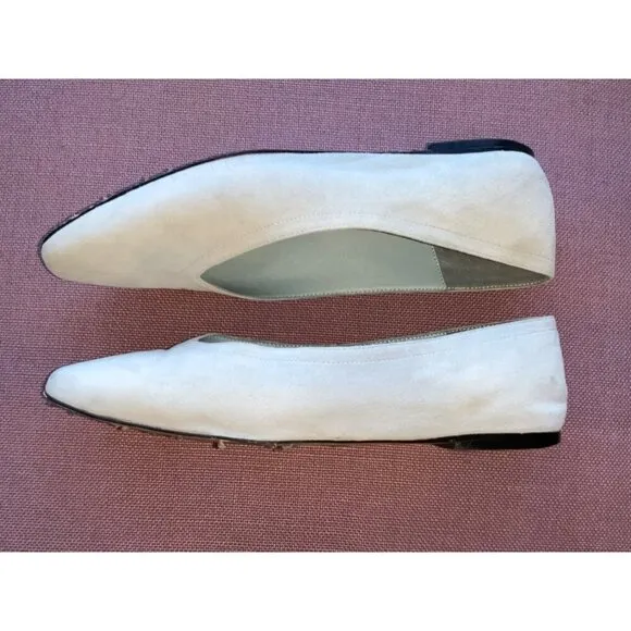 RAYE Lucila Flats in Light Blue Suede 7.5 Womens Leather Shoes