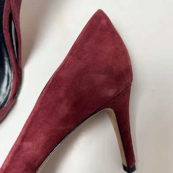 Rebecca Minkoff Womens 7M Suede Brie D'Orsay Pump Port Heel Shoes