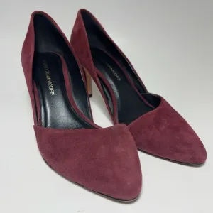 Rebecca Minkoff Womens 7M Suede Brie D'Orsay Pump Port Heel Shoes