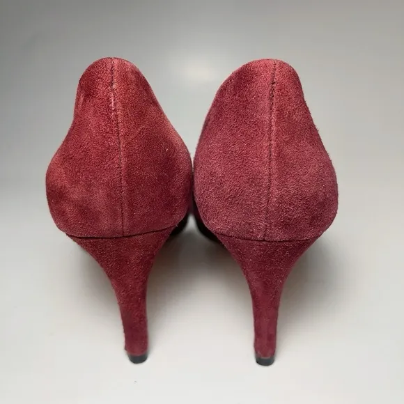 Rebecca Minkoff Womens 7M Suede Brie D'Orsay Pump Port Heel Shoes