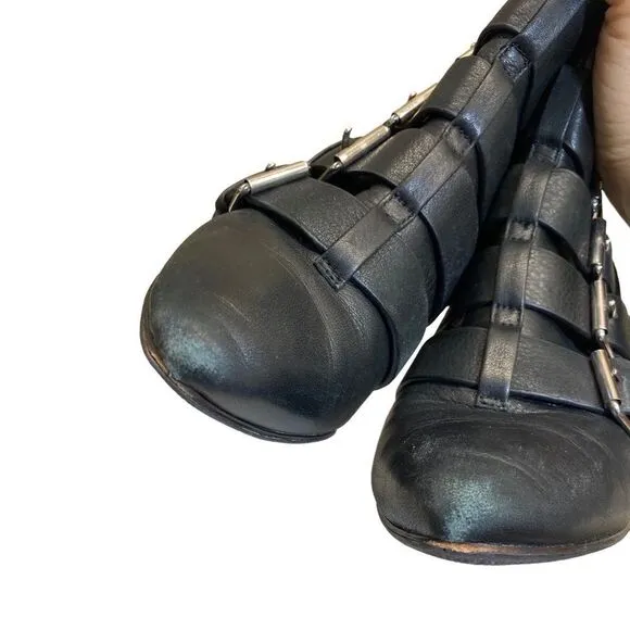 Rebecca Minkoff Womens Audrey Ankle Boots Booties Black Leather.size 6