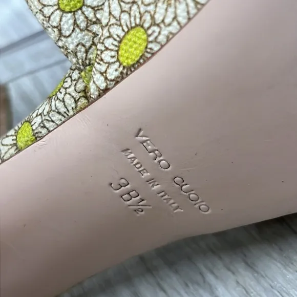 Red Valentino yellow Daisy Platform sandals