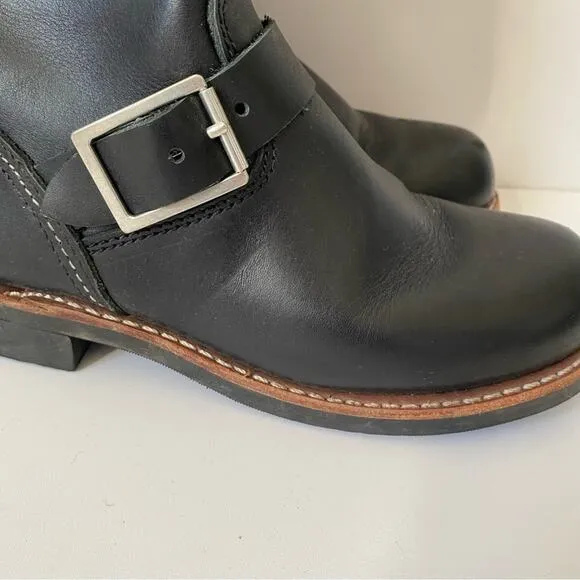 Red Wing Women’s Heritage Engineer Black Leather Boots size 5.5