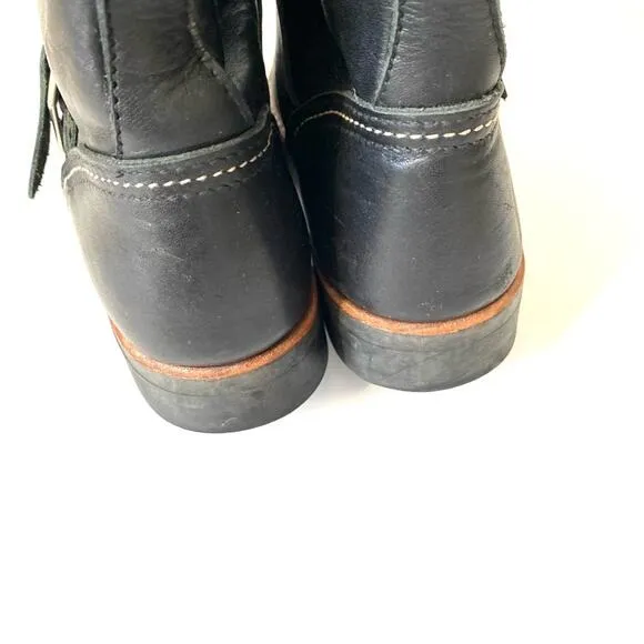 Red Wing Women’s Heritage Engineer Black Leather Boots size 5.5