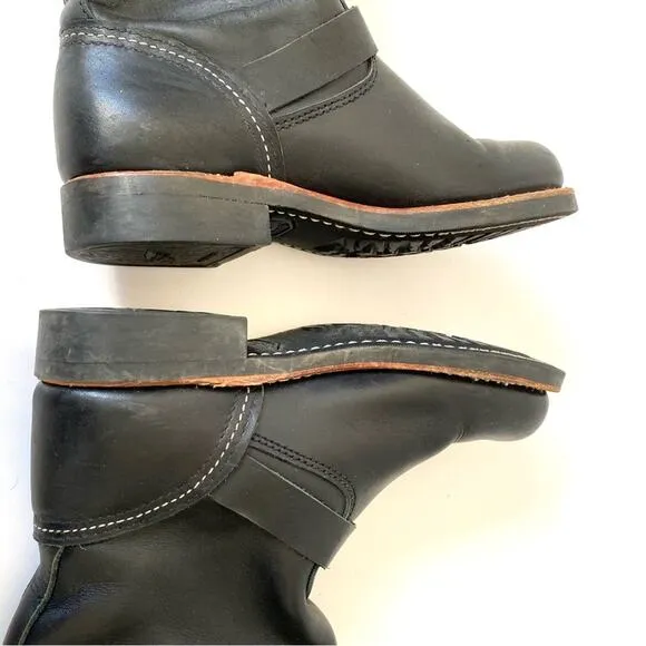 Red Wing Women’s Heritage Engineer Black Leather Boots size 5.5