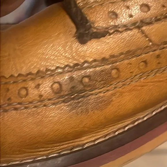 Restoration ‘Jaggar’ Brown Leather Wingtip Boots