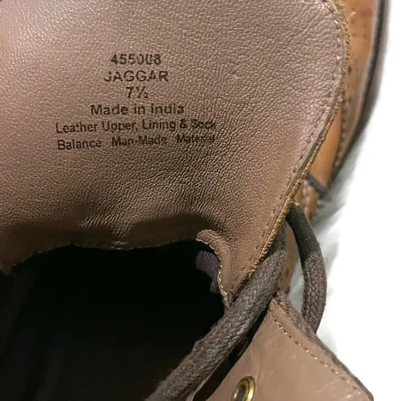 Restoration ‘Jaggar’ Brown Leather Wingtip Boots