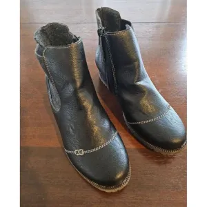 Rieker Black Slip-On Shoes‎ for Women Comfortable Size 41 USA 9 1/2