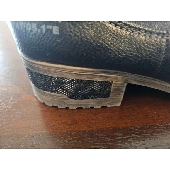 Rieker Black Slip-On Shoes‎ for Women Comfortable Size 41 USA 9 1/2
