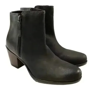 Roan By Bed Stu Boots Womens 11 Gray Lina Leather Double Zip Distressed NEW