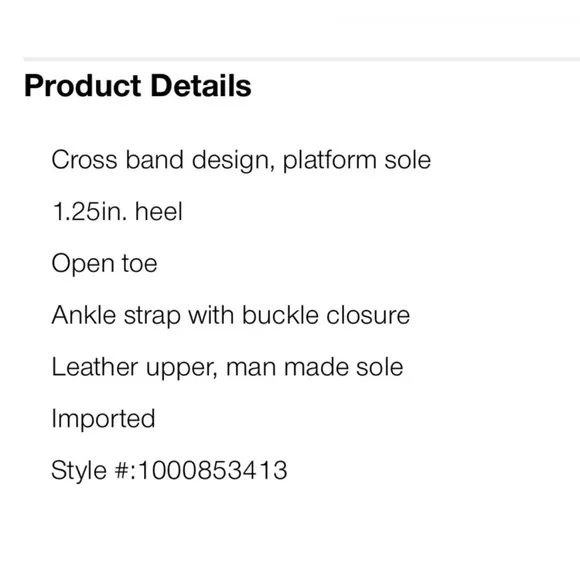 ROAN by BED/STU Gray Leather Hali Platform Sandals Womens Size 6