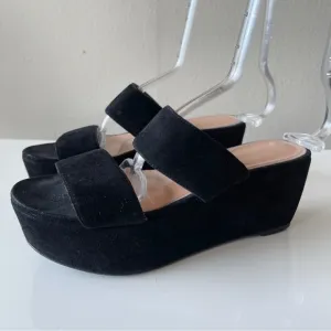 ROBERT CLERGERIE Frazzia wedge Platform Y2K Grunge Gothic sandals size 8