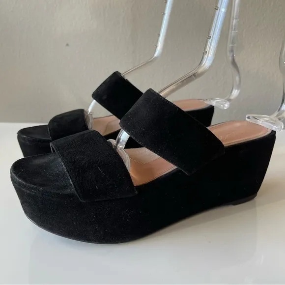 ROBERT CLERGERIE Frazzia wedge Platform Y2K Grunge Gothic sandals size 8