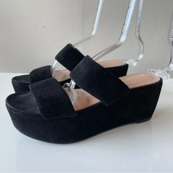 ROBERT CLERGERIE Frazzia wedge Platform Y2K Grunge Gothic sandals size 8