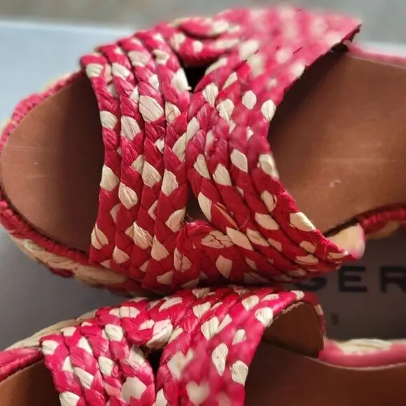 Robert Clergerie platform straw sandals 39.5